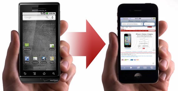 Ежедневный совет: как перенести данные с Android, webOS или Blackberry на iPhone 4S