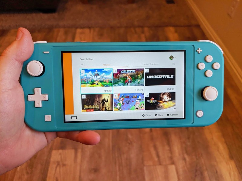 Есть ли на Nintendo Switch Lite индикатор уведомлений? Dvax