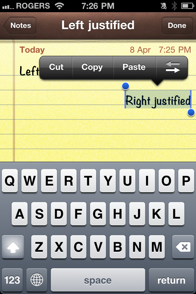 Ежедневный совет: как выровнять текст по правому краю на iPhone, iPad